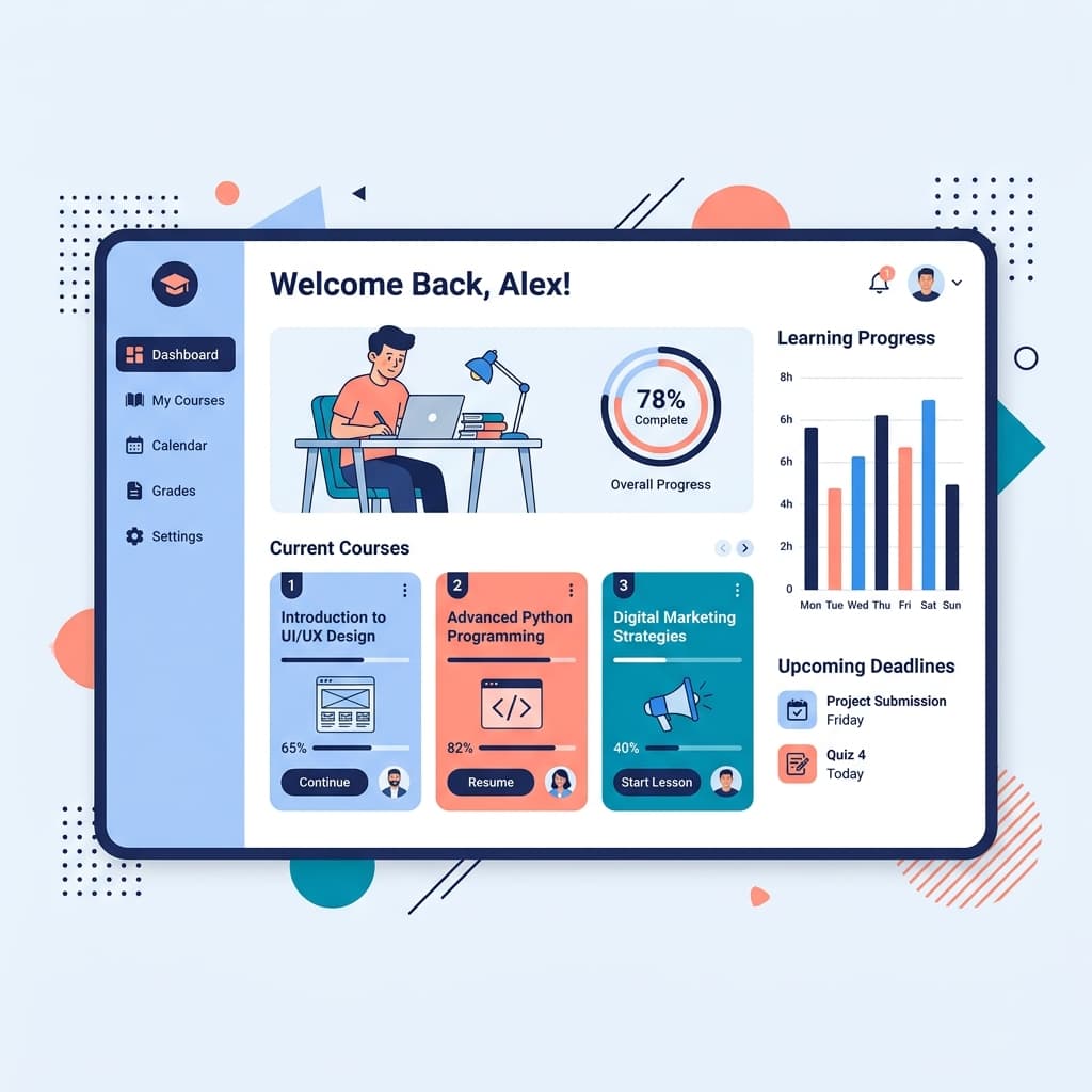 LMS Interactive Dashboard